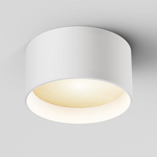 Vega maytoni faretto da soffitto led 15w 3000k moderno bianco rotondo