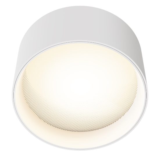 Vega maytoni faretto da soffitto led 15w 3000k moderno bianco rotondo