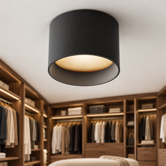 Maytoni vega faretto per cucina nero e oro opaco da soffitto led 8w 3000k