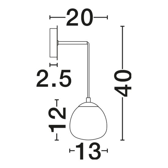 Applique moderna per soggiorno oro nero e opale vetro da parete 13cm