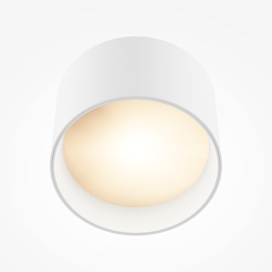 Faretto da soffitto led 8w 3000k tondo bianco maytoni vega