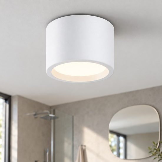 Faretto per bagno ip44 led 10w 3000k bianco hydra maytoni