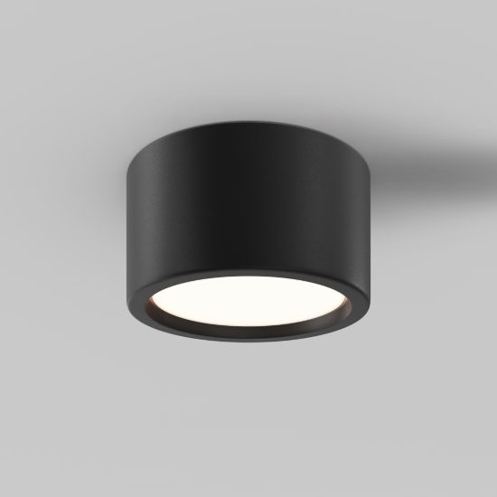 Maytoni hydra faretto da soffitto per esterno led 3000k ip44 nero