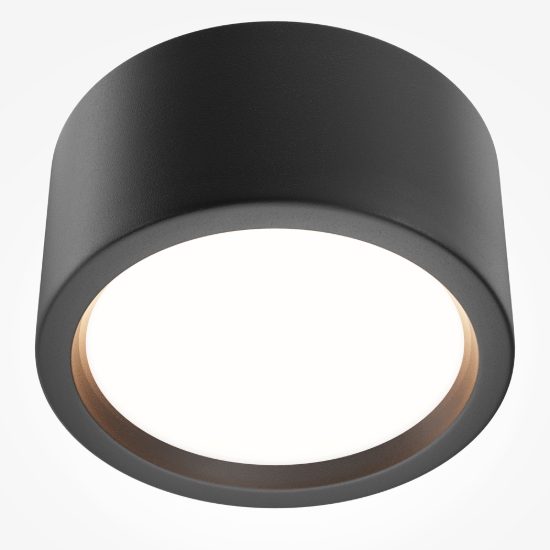 Maytoni hydra faretto da soffitto per esterno led 3000k ip44 nero