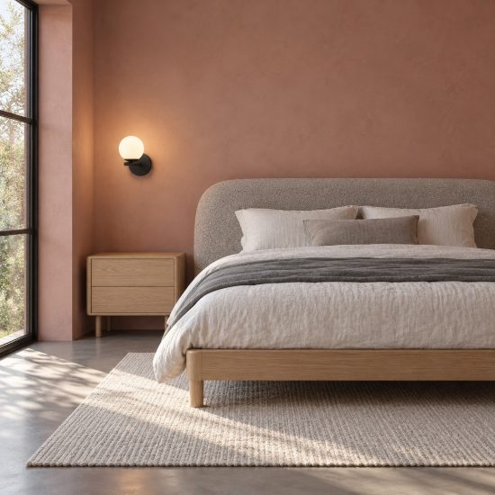 Applique moderna da parete per soggiorno opale e nero led 8w 3000k