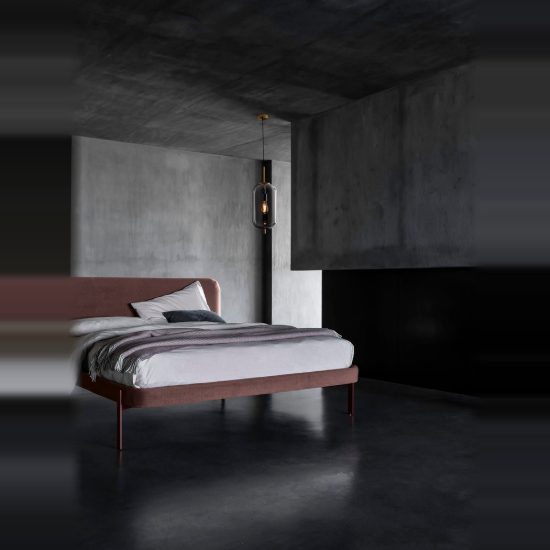 Lampada a sospensione per comodini camera da letto moderna oliva fumé e oro ottone vetro