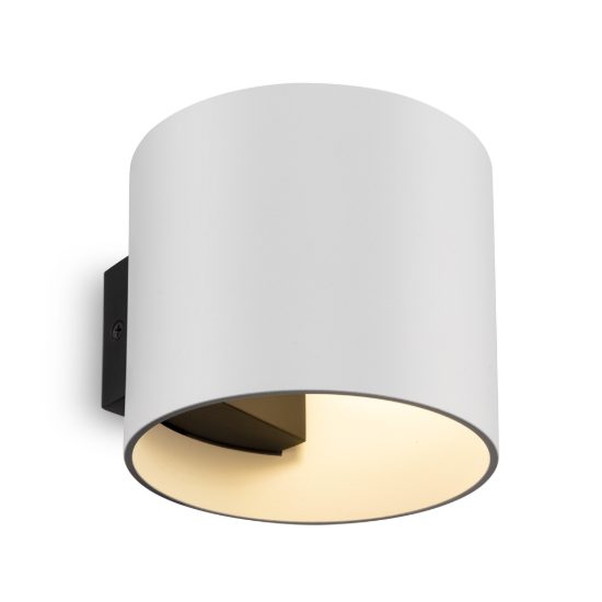Maytoni rond applique moderna bianco e nero da parete