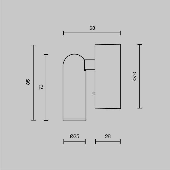 Mirax maytoni applique da comodino per camera da letto nera led 3000k