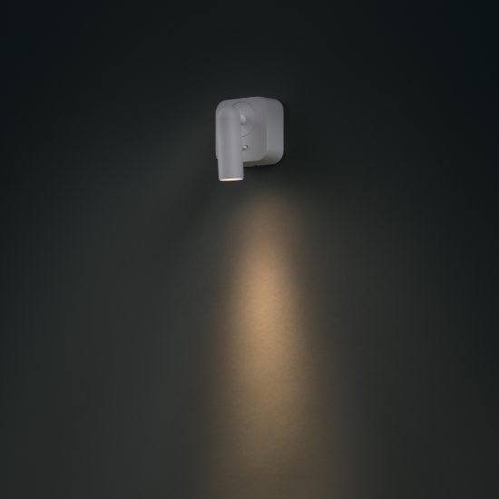 Maytoni mirax applique led 3w 3000k 7cm per camera da letto bianco