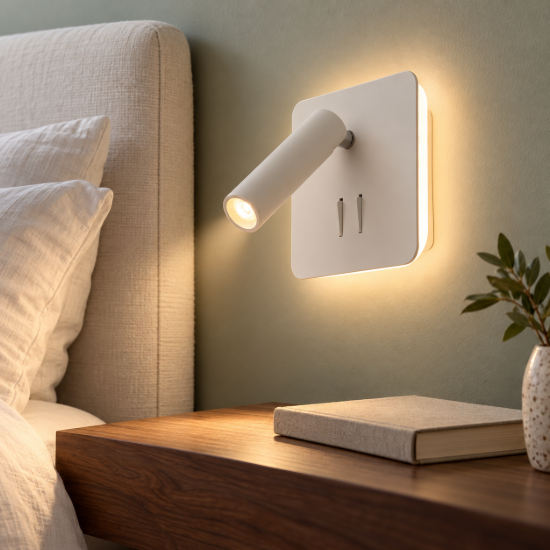 Maytoni ios 176 applique led 9w 3000k per comodino camera da letto