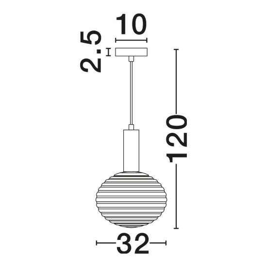 Lampadario per camera da letto a sospensione globo bianco latte e oro vetro
