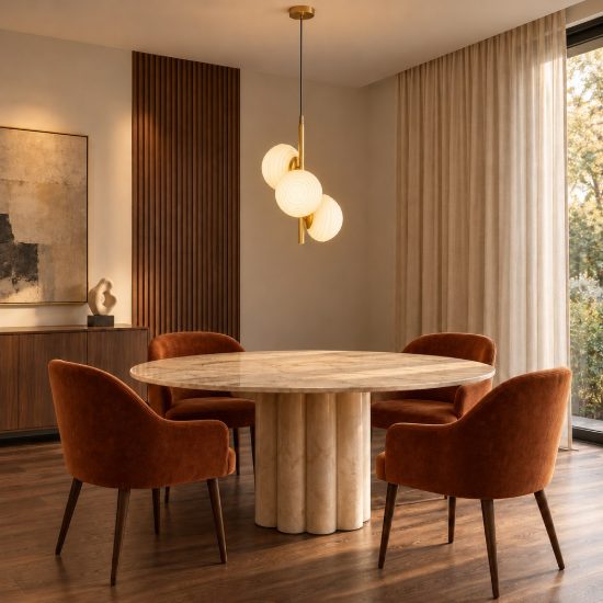 Lampadario per cucina contemporaneo a sospensione bianco latte e oro 3 luci