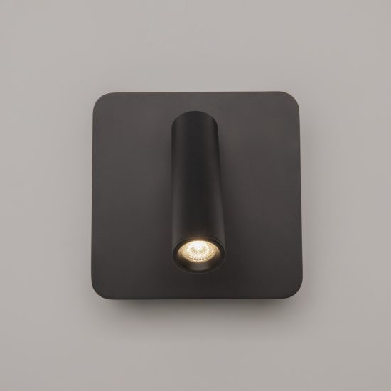 Maytoni ios 176 applique per camera da letto nero led 9w 3000k