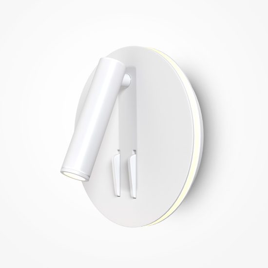Maytoni ios 176 applique led 9w 3000k per comodino camera da letto bianco