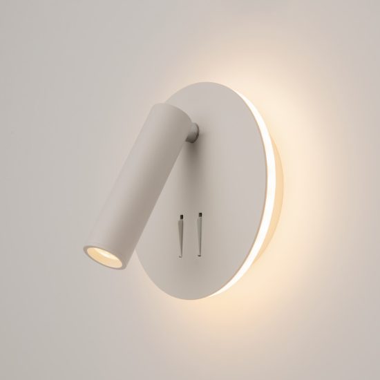 Maytoni ios 176 applique led 9w 3000k per comodino camera da letto bianco