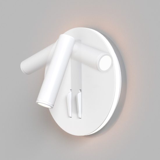 Maytoni ios 176 applique led 9w 3000k per comodino camera da letto bianco