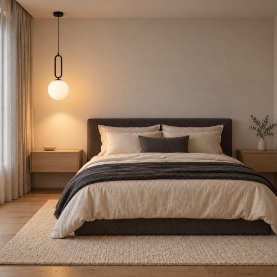 Lampada per cucina moderna a sospensione sferica opale e nero vetro