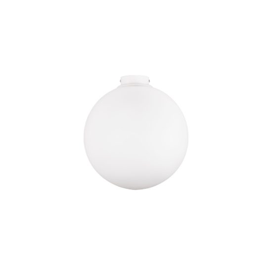 Plafoniera 30cm per camera da letto moderna sferica opale e bianco vetro