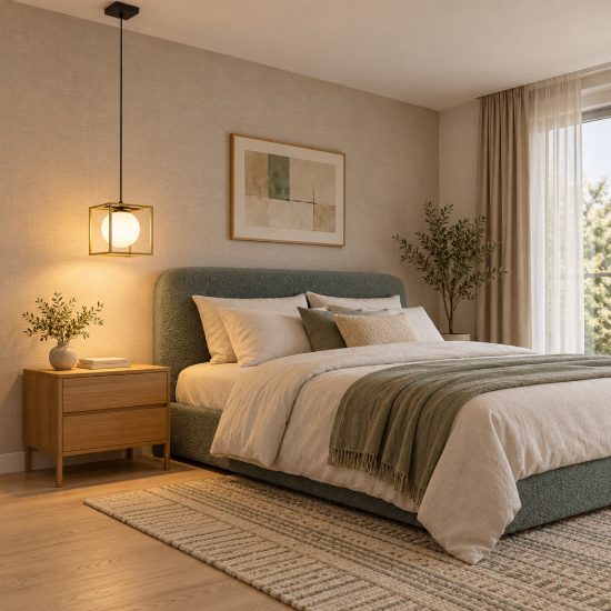 Lampada a sospensione quadrata opale ottone e nero vetro per comodini camera da letto