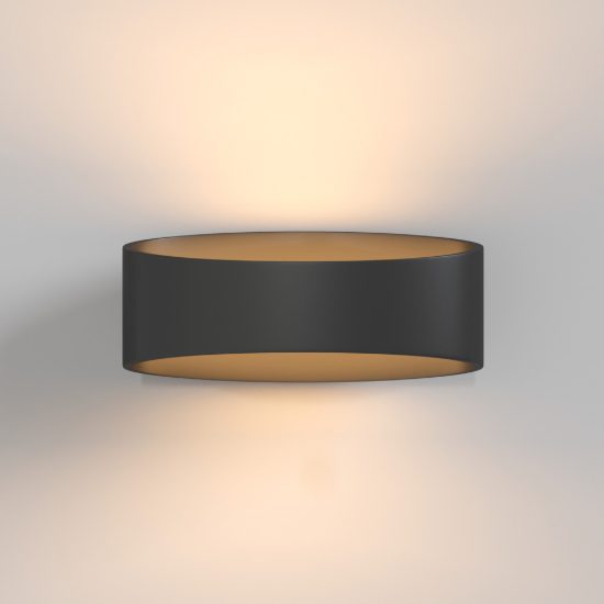 Maytoni trame applique da parete nero led 6w 3000k 18cm