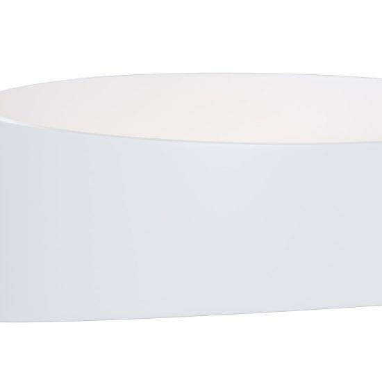 Applique design moderno led 6w 3000k 18cm bianca maytoni trame