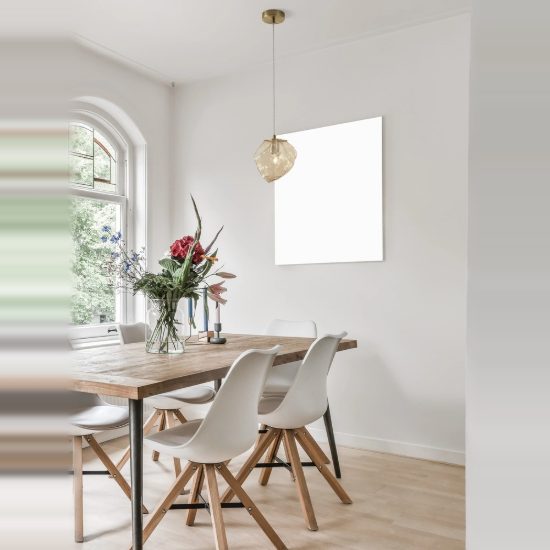 Lampada per comodini camera da letto moderna a sospensione ambra e oro ottone vetro