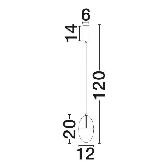 Lampada per cucina a sospensione cognac oro e opale led 13w 3000k
