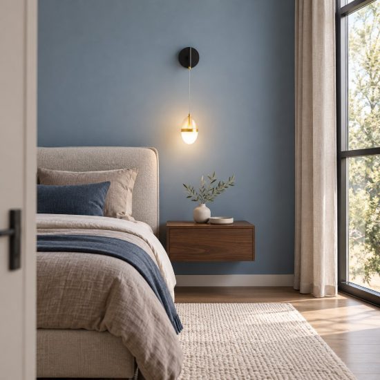 Applique da parete per soggiorno cognac oro e opale led 13w 3000k