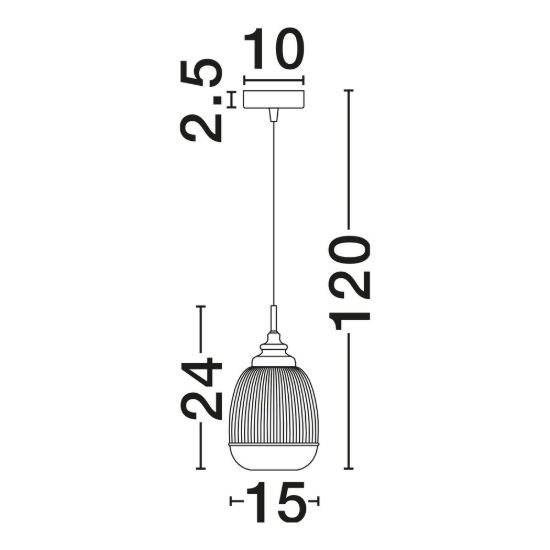 Lampada a sospensione goccia trasparente e oro vetro stile contemporaneo
