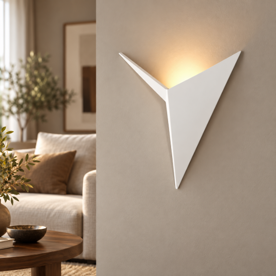 Maytoni trame applique led 3w 3000k 25cm per camera da letto bianco