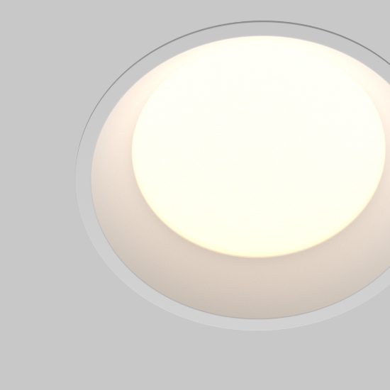 Maytoni okno faretto da incasso soffitto per bagno led 12w cct 3000k 6000k ip44 bianco