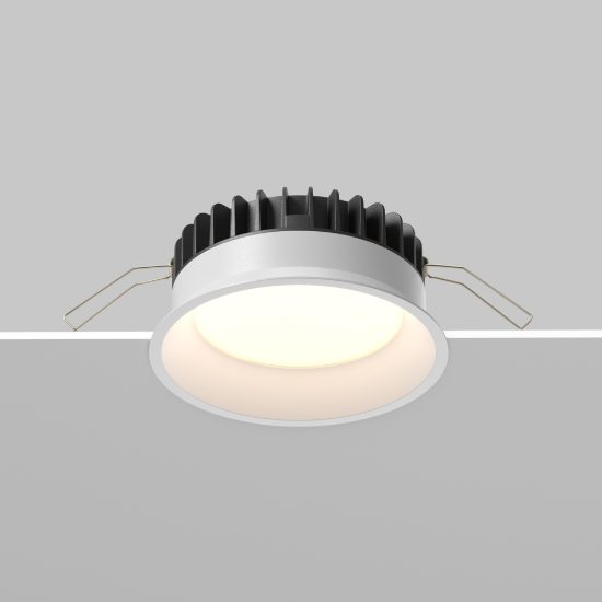 Maytoni okno faretto da incasso soffitto per bagno led 12w cct 3000k 6000k ip44 bianco
