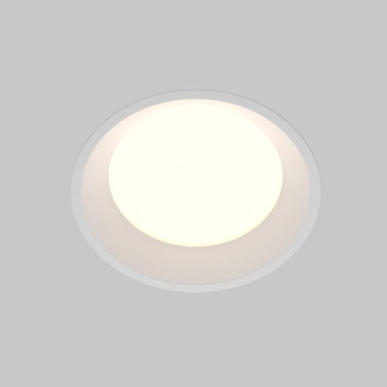 Okno maytoni faretto da incasso da bagno per soffitto led 18w cct 3000k 6000k ip44 bianco