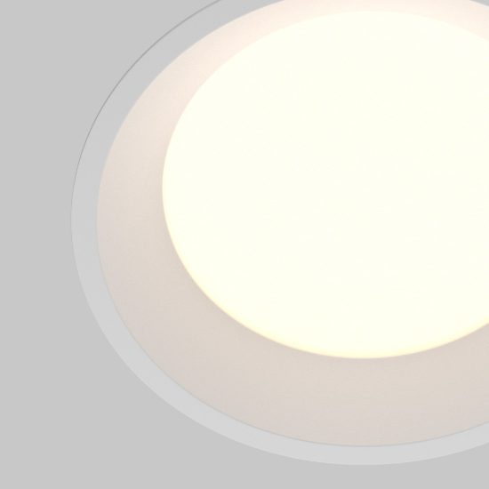 Okno maytoni faretto da incasso da bagno per soffitto led 18w cct 3000k 6000k ip44 bianco