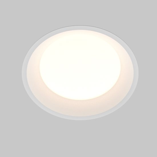 Maytoni okno faretto da incasso soffitto led 24w cct 3000k 6000k ip44 bianco