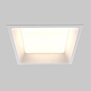 Maytoni okno faretto da incasso soffitto quadrato led 24w cct 3000k 6000k ip44 bianco