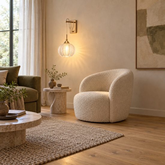 Applique 18cm da parete contemporanea sferica trasparente e oro vetro per soggiorno