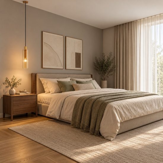 Lampada per comodini camera da letto a sospensione cilindro ambra e oro vetro