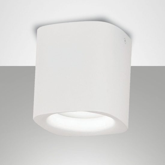 Fabas smooth faretto da esterno cilindro bianco ip44