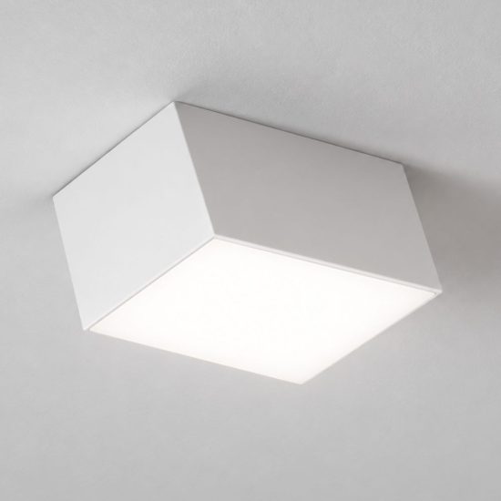 Fabas lucas plafoniera moderna bianca led 12w 3000k dimmerabile