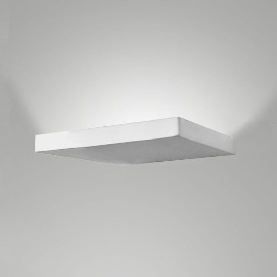 Fabas fit applique da parete bianca led 10w 3000k dimmerabile
