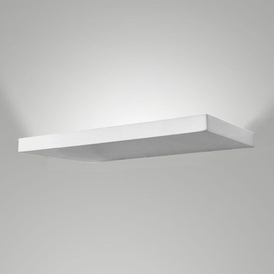 Fabas fit applique da parete bianca piatta led 20w 3000k dimmerabile
