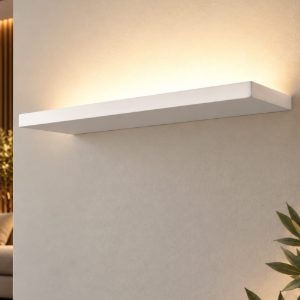 Fabas fit applique led 30w 3000k dimmerabile bianca