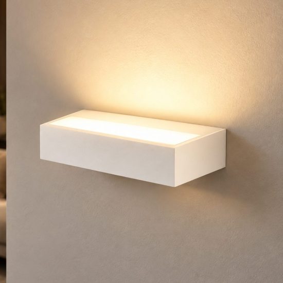 Fabas snap applique led 18w cct 2700k 3000k 4000k dimmerabile bianco per soggiorno