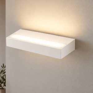 Fabassnap applique led 24w cct 2700k 3000k 4000k dimmerabile bianca per soggiorno
