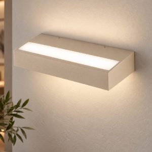 Fabas snap sabbia applique led 24w cct 2700k 3000k 4000k dimmerabile