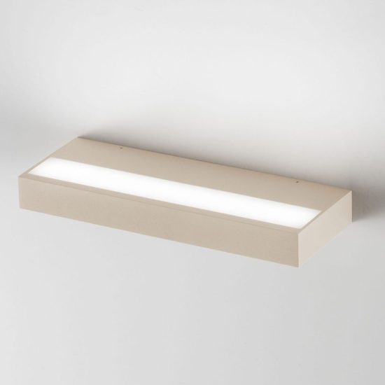 Fabas applique da parete snap sabbia led 36w cct 2700k 3000k 4000k dimmerabile