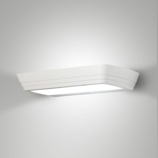 Fabas applique da parete mida bianca led 24w cct 2700k 3000k 4000k dimmerabile