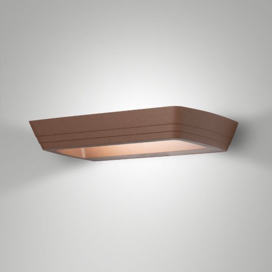 Fabas mida applique corten led 24w cct 2700k 3000k 4000k dimmerabile