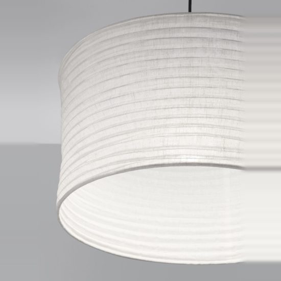 Lampadario a sospensione per cucina moderno cilindro bianco